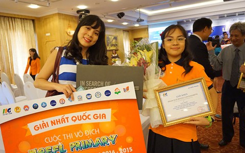 Hai học sinh Hà Nội vô địch cuộc thi TOEFL Primary