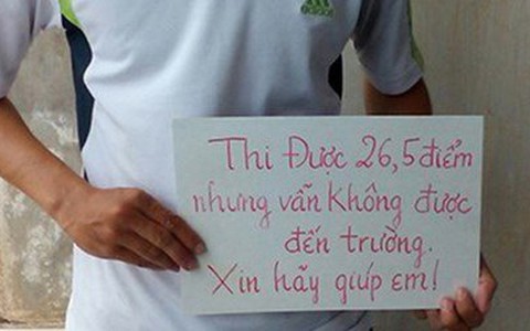 Thí sinh 26,5 điểm không đậu ĐH được gọi nhập học