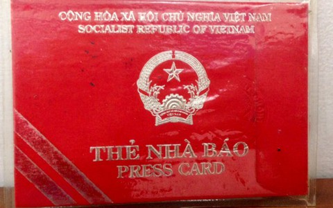 Thu hồi thẻ nhà báo của ông Trần Đức Trung