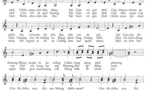 Ca khúc "Sài Gòn có góc phố" của người con đi xa