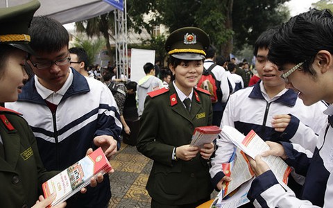 Bộ Công an đồng ý thí sinh 29 điểm vào trường công an