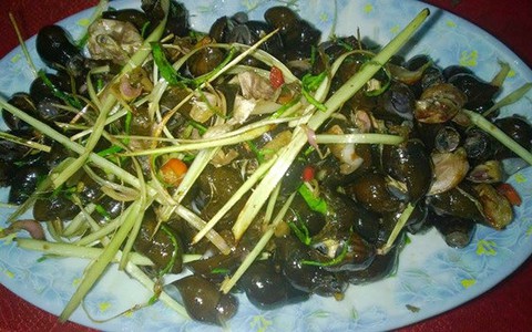 Đậm đà hương vị ốc rừng