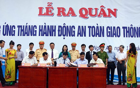 ​HVN hưởng ứng “Lễ ra quân phát động tháng hành động ATGT”