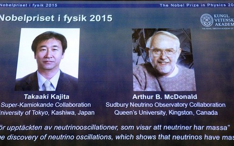 Nghiên cứu hạt neutrino đoạt giải Nobel Vật lý