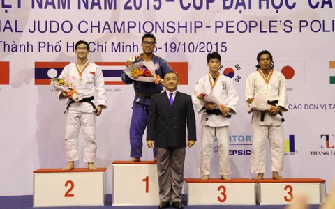VN dẫn đầu giải Judo quốc tế TP.HCM 2015