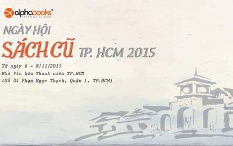 Ngày hội sách cũ tại NVH Thanh Niên TP.HCM: giảm giá 80%