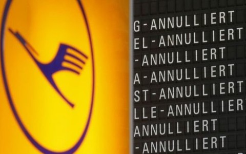 Lufthansa hủy 290 chuyến bay vì nhân viên đình công