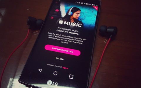 Ba tháng miễn phí Apple Music cho phiên bản Android
