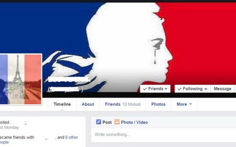 Ảnh đại diện với cờ Pháp, ông chủ facebook nói gì?