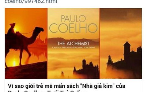 "Nhà giả kim"
vượt qua dư âm hoa vàng cỏ xanh