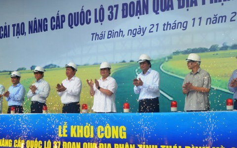 Gần 1.350 tỉ đồng đầu tư hai dự án giao thông lớn tại Thái Bình, Hải Phòng