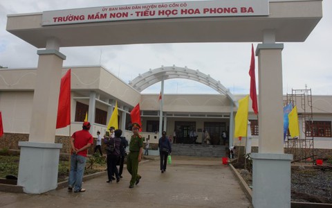 Khánh thành trường mầm non - tiểu học trên đảo Cồn Cỏ