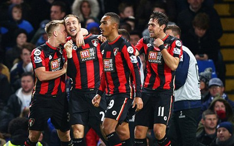 Bournemouth hạ đo ván Chelsea tại sân Stamford Bridge