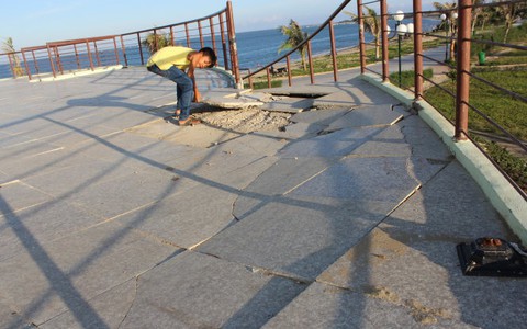 Công viên biển bàn giao một năm đã xuống cấp
