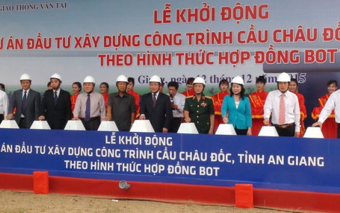 949 tỉ đồng xây cầu Châu Đốc bắc qua sông Hậu