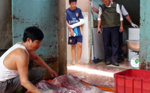 Phát hiện thêm lò mổ heo lậu tại TP.Biên Hòa