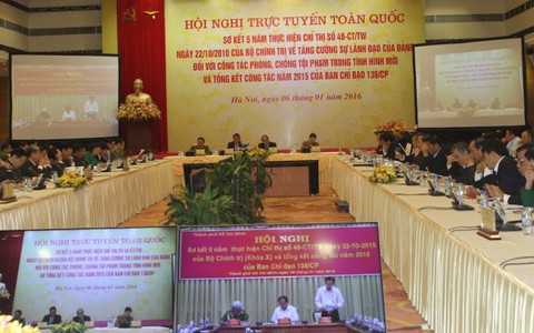 Xóa hàng chục ngàn băng, nhóm tội phạm trong 5 năm