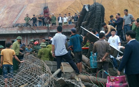 Sập công trình cây xăng Sơn Kim 1: côppha quá tải