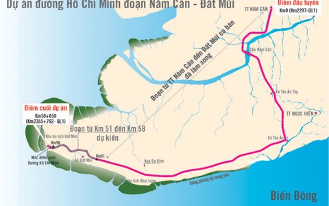 Đường Hồ Chí Minh  nối Bắc - Nam đã liền mạch