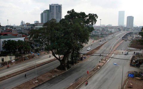 Thông xe đường nối Nhật Tân - Cầu Giấy trị giá 1.000 tỷ đồng/km