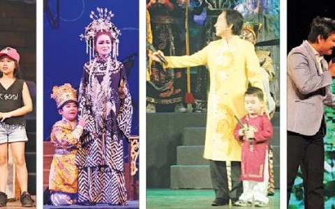 Khi hậu duệ nghệ sĩ theo ba mẹ lên sân khấu