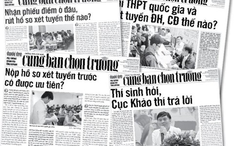 Phát hành phụ trang “Cùng bạn chọn trường”