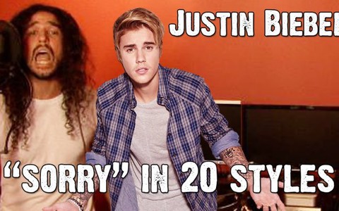 Nghe ca khúc Sorry của Justin Bieber với 20 phong cách