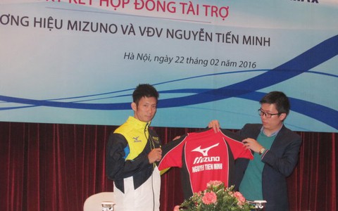 ​Nguyễn Tiến Minh được tài trợ 1 tỉ đồng