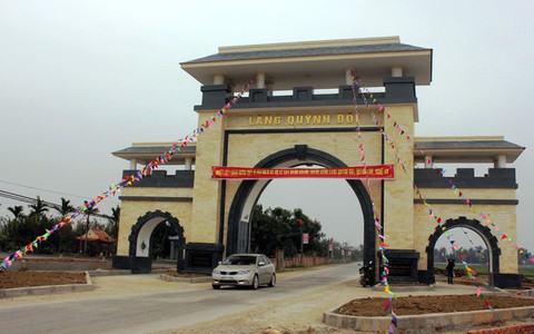Cổng làng “khủng” gần 3 tỉ đồng
