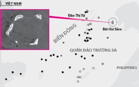 Philippines tố nhiều tàu Trung Quốc ở bãi Hải Sâm, Trường Sa