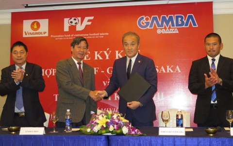 PVF hợp tác toàn diện với CLB Gamba Osaka