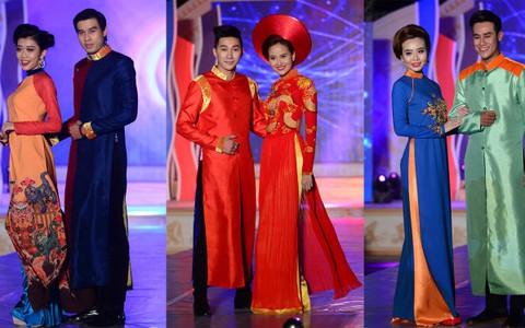 Lộng lẫy với áo dài Phố Hoa