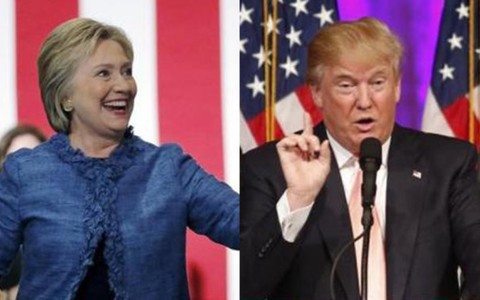 Ngày bầu cử Siêu thứ ba ở Mỹ: Ông Trump và bà Clinton áp đảo