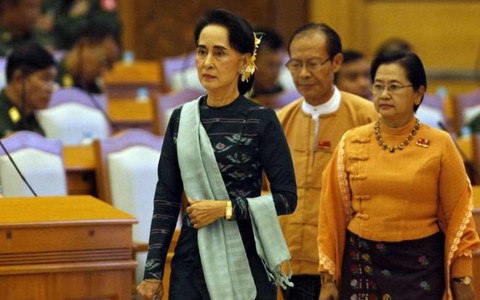 Bà Aung San Suu Kyi được đề cử vào nội các Myanmar