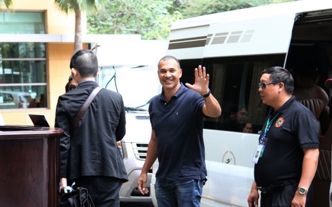 Cựu danh thủ Ruud Gullit đã có mặt tại TP.HCM