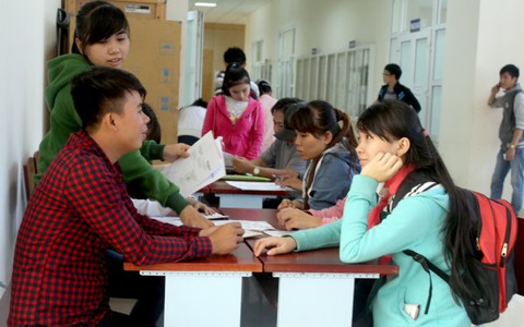 Nộp 4 trường, mỗi trường 1 ngành được không?