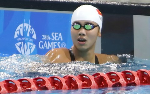 Ánh Viên trắng tay rời Giải bơi lội Arena Pro Swim Series 2016