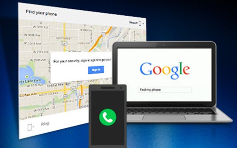 Tìm kiếm điện thoại bị mất trên Google