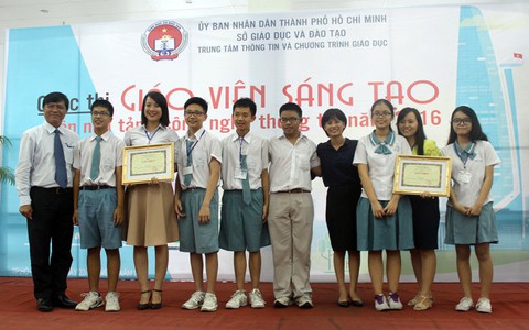 Trường Đinh Thiện Lý đoạt 2 giải nhất giáo viên sáng tạo