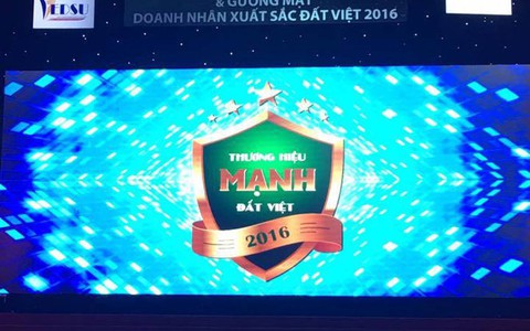 Công ty BĐS Anh Luân nhận giải thưởng “Thương hiệu mạnh Đất Việt 2016”
