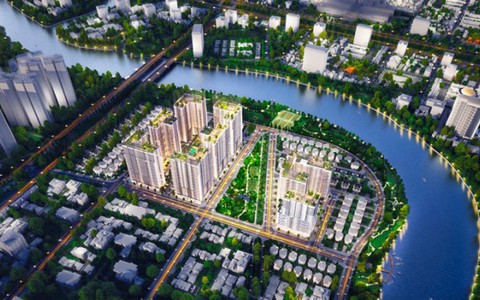 Sở hữu căn hộ 3 mặt “view” sông không lo về giá