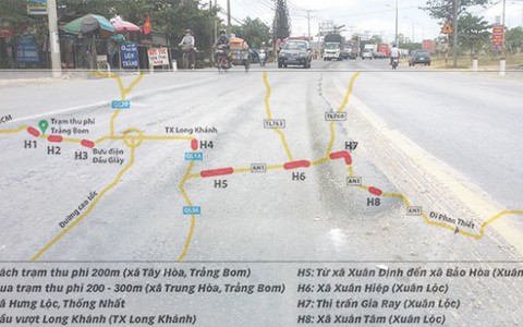 Đến 31-5: Không sửa xong quốc lộ 51 thì dừng thu phí