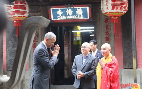 Tổng thống Obama bắt đầu các hoạt động tại TP.HCM