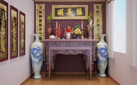 Cách tốt chọn hướng bàn thờ căn hộ chung cư