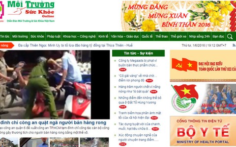 Thu hồi tên miền, phạt tạp chí Môi Trường Và Sức Khỏe 20 triệu đồng