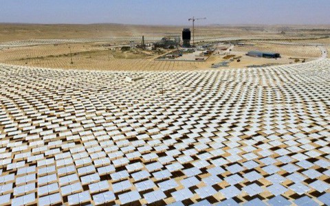 Israel xây tháp năng lượng mặt trời cao nhất thế giới