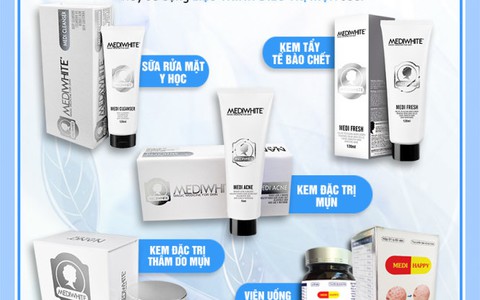 Bí quyết giảm 90% mụn và thâm mụn sau 3 tuần với Medi White