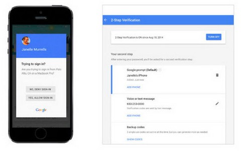 Google cải thiện bảo mật hai lớp dễ xài hơn
