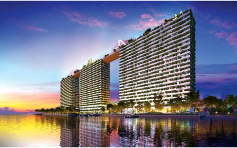 Không gian xanh ở Diamond Lotus Riverside