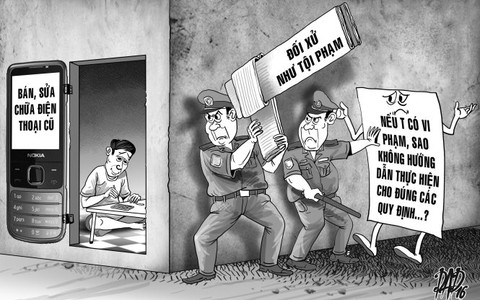 Vụ dọa khởi tố vì mua bán "điện thoại cùi bắp": cán bộ thụ lý sai phạm